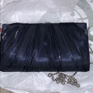 Navy blue Nina clutch bag